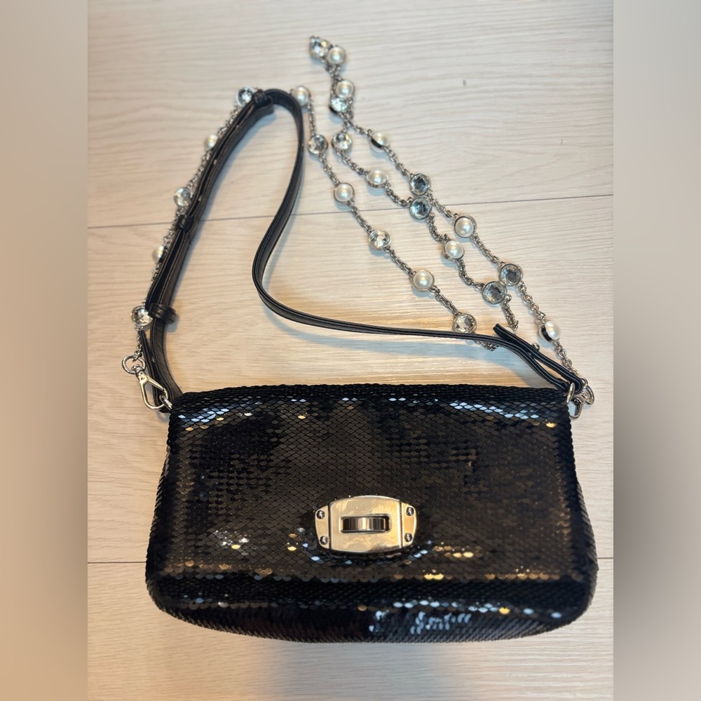 Authentic Multi Handle Sequin MIU MIU Handbag/Clutch-2 Straps included
